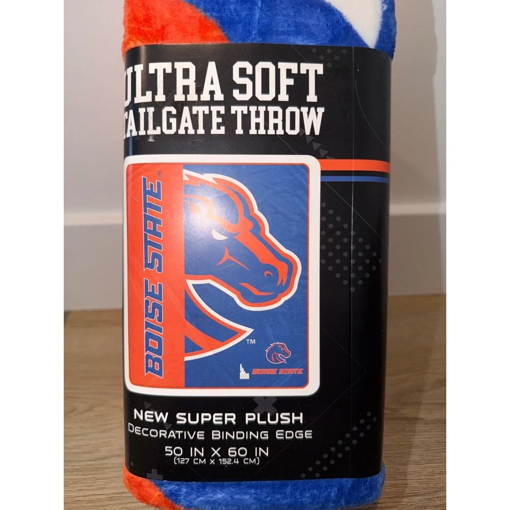 Boise state throw blanket 50 x 60 